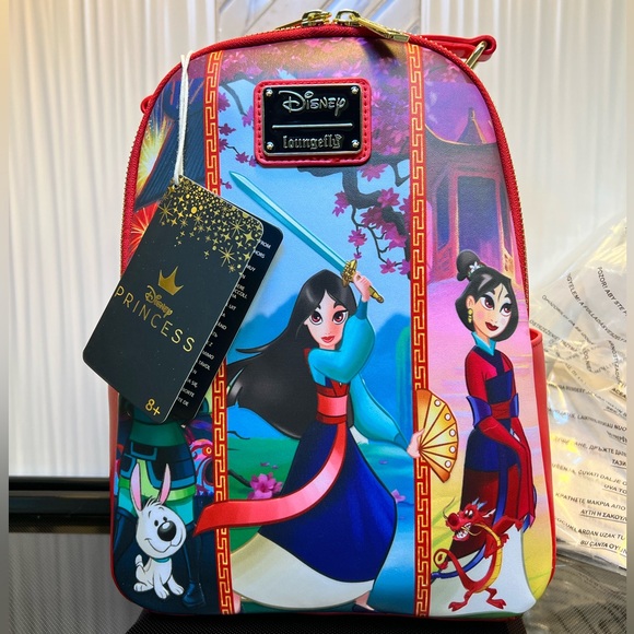 SALE Loungefly Disney Princess Mulan Outfits Exclusive BoxLunch Bundle Set - Picture 4 of 16